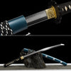 JIHPEN sword - Handmade Full Tang Wakizashi Sword T10 Carbon Steel With Clay Tempered Blade - 31 in