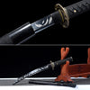 JIHPEN sword - Handmade Full Tang Tanto Sword High manganese Black steel Blade With scabbard - 21 in