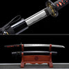 JIHPEN sword - Handmade Wakizashi Sword 1045 high Carbon Steel With Black Scabbard - 31 in