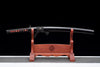 JIHPEN sword - Handmade Wakizashi Sword 1045 high Carbon Steel With Black Scabbard - 31 in
