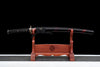 JIHPEN sword - Handmade Wakizashi Sword Damascus steel With Black Scabbard - 31 in