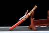 JIHPEN sword - Handmade Full Tang Tanto Sword High manganese Red steel Blade With scabbard - 21 in