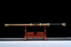 JIHPEN Sword - Handmade Ninja Sword High manganese steel blade full Tang Gold leather sheath - 42 in