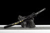 JIHPEN sword - Handmade Wakizashi Sword Black Damascus steel With Black Scabbard - 31 in