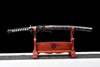 JIHPEN sword - Handmade Wakizashi SwordRed Damascus steel With Chroma Scabbard - 31 in