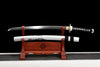 JIHPEN sword - Handmade Wakizashi Sword Damascus steel With white leather Scabbard - 31 in