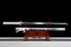 JIHPEN Sword - Handmade Ninja Sword Spring steelblade full Tang White printed sheath - 41 in