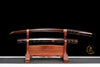 JIHPEN sword - Handmade Wakizashi Sword Red Damascus steel With Scabbard - 31 in