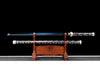JIHPEN Sword - Handmade Ninja Sword High manganese steel Blueblade full Tang blue Lightning theme sheath - 41 in