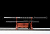 JIHPEN sword - Handmade Ninjato Sword Spring steel Full Tang black Scabbard- 42 in