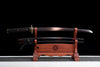 JIHPEN sword - Handmade Wakizashi Sword Damascus steel With Black Scabbard - 31 in