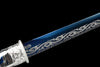 JIHPEN Sword - Handmade Ninja Sword High manganese steel Blueblade full Tang blue printed sheath - 41 in