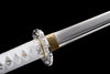 JIHPEN Sword - Handmade Ninja Sword Spring steelblade full Tang White printed sheath - 41 in
