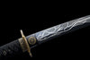 JIHPEN sword - Handmade Full Tang Tanto Sword High manganese Black steel Blade With scabbard - 21 in