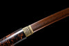 JIHPEN sword - Handmade Wakizashi Sword Red Damascus steel With Scabbard - 31 in