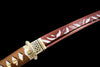 JIHPEN sword - Handmade Full Tang Tanto Sword High manganese Red steel Blade With scabbard - 21 in