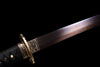 JIHPEN sword - Handmade Wakizashi Sword Damascus steel With Black Scabbard - 31 in