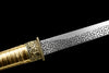 JIHPEN Sword - Handmade Ninja Sword 1045 High carbon steel blade full Tang gold sheath - 41 in