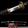 JIHPEN Sowrd - Handmade Full Tang T10 Steel Full Tang Blade With Real Hamon TACHI SWORDS 41 Inches