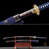 JIHPEN sowrd - Handmade full tang Katana Damascus steel BLUE Blade 41 inches