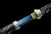 JIHPEN Sword - Handmade Ninja Sword High manganese steel Blueblade full Tang blue Lightning theme sheath - 41 in