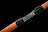 JIHPEN Sword - Handmade Ninja Sword T10 steelReal hamon blade full TangRedwoodsheath - 41 in