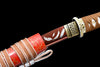 JIHPEN sword - Handmade Full Tang Tanto Sword High manganese Red steel Blade With scabbard - 21 in