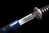 JIHPEN sword - Handmade Wakizashi Sword 1045 high Carbon Steel With Blue Scabbard - 31 in