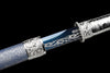 JIHPEN Sword - Handmade Ninja Sword High manganese steel Blueblade full Tang blue printed sheath - 41 in