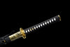 JIHPEN Sword - Handmade Ninja Sword T10 steelReal hamon blade full Tang gold sheath - 41 in