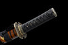 JIHPEN sword - Handmade Full Tang Tanto Sword High manganese Black steel Blade With scabbard - 21 in