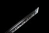 JIHPEN Sword - Handmade Ninja Sword High manganese steel blade full Tang Gold leather sheath - 42 in