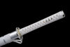 JIHPEN Sword - Handmade Ninja Sword Spring steelblade full Tang White printed sheath - 41 in