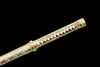 JIHPEN Sword - Handmade Ninja Sword High manganese steel blade full Tang gold sheath - 41 in