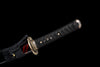 JIHPEN sword - Handmade Wakizashi Sword Damascus steel With Black Scabbard - 31 in