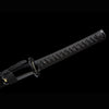 black katana Handmade spring steel katana, full Tang, sharp