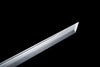 JIHPEN Sword - Handmade Ninja Sword High manganese steel blade full Tang Gold leather sheath - 42 in