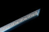 JIHPEN Sword - Handmade Ninja Sword High manganese steel Blueblade full Tang blue printed sheath - 41 in