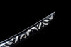 JIHPEN sword - Handmade Full Tang Tanto Sword High manganese Black steel Blade With scabbard - 21 in