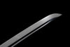 JIHPEN sword - Handmade Wakizashi Sword High manganese steel With Black leather Scabbard - 31 in
