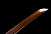 JIHPEN sword - Handmade Wakizashi Sword Red Damascus steel With Scabbard - 31 in