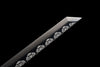 JIHPEN sword - Handmade Ninjato Sword Spring steel Full Tang black Scabbard- 42 in