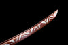 JIHPEN sword - Handmade Full Tang Tanto Sword High manganese Red steel Blade With scabbard - 21 in