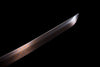 JIHPEN sword - Handmade Wakizashi Sword Damascus steel With Black Scabbard - 31 in