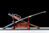 JIHPEN Sowrd - Handmade Full Tang Damascus Steel Full Tang Blade With Real Hamon TACHI SWORDS 41 Inches