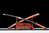 JIHPEN sowrd - Handmade Full Tang T10 Carbon Steel Full Tang Blade with Real Hamon TACHI SWORDS41 inches