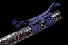 JIHPEN sowrd - Handmade full tang Katana Damascus steel BLUE Blade 41 inches