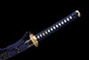 JIHPEN sowrd - Handmade full tang Katana Damascus steel BLUE Blade 41 inches